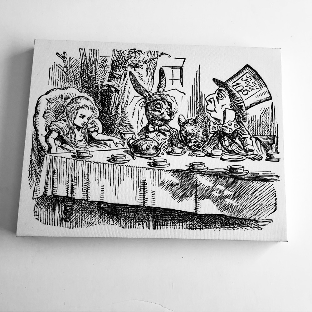 Alice in wonderland print